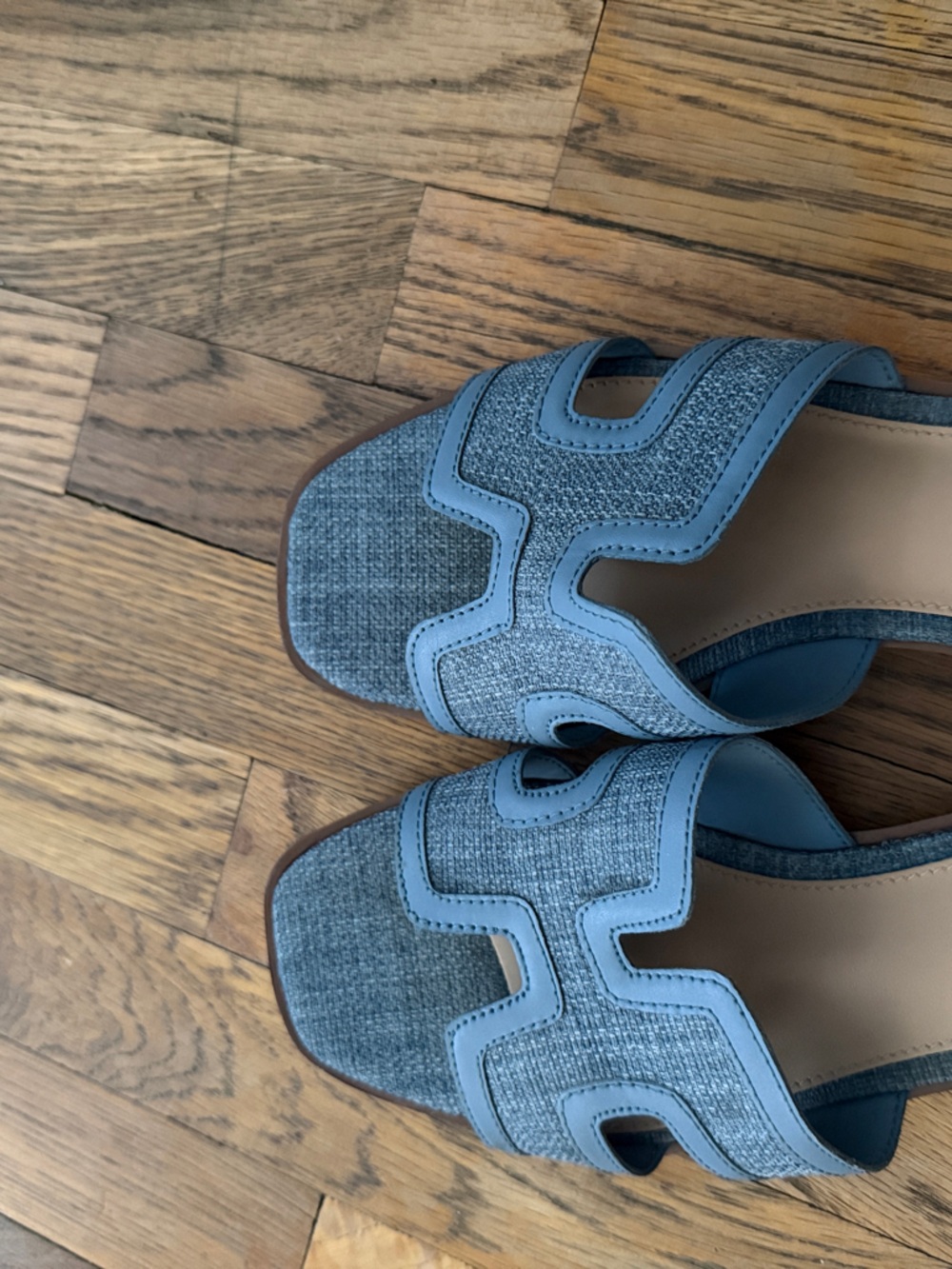 Women’s Blue Open-Toe Sandals